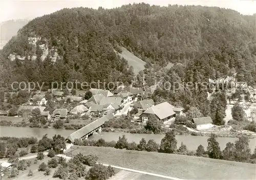 AK / Ansichtskarte Guemmenen_BE Fliegeraufnahme