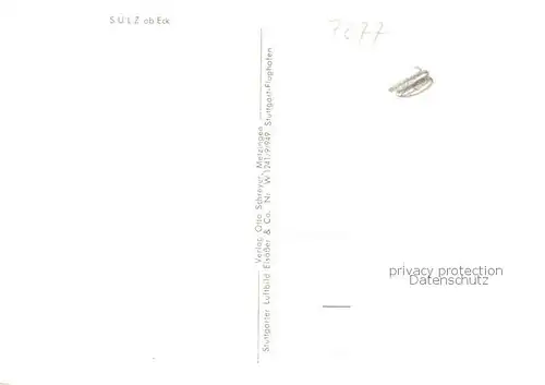 AK / Ansichtskarte Sulz_Eck Fliegeraufnahme Sulz_Eck