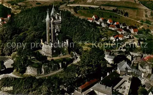 AK / Ansichtskarte Dillenburg Fliegeraufnahme mit Schloss Dillenburg