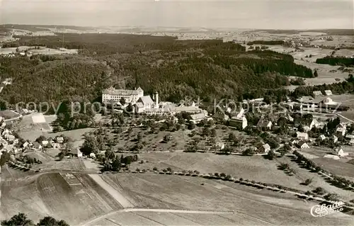 AK / Ansichtskarte Wolfegg Fliegeraufnahme mit Schloss Wolfegg