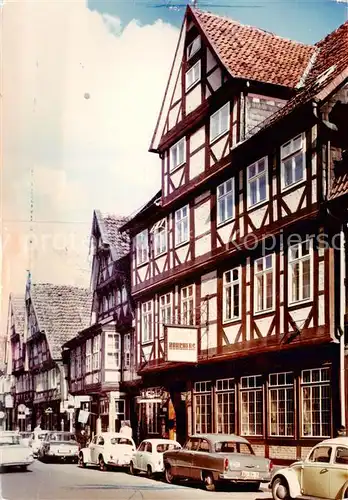 AK / Ansichtskarte Celle__Niedersachsen Strassenpartie Fachwerkhaus 