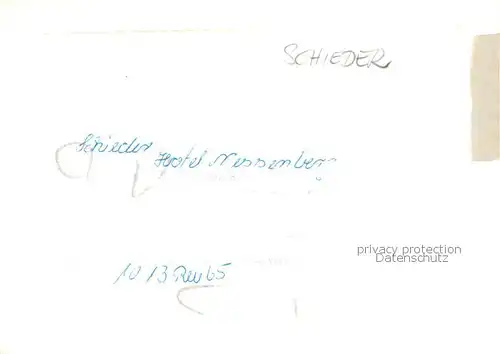 AK / Ansichtskarte Schieder Schwalenberg Hotel Messenberg Schieder Schwalenberg