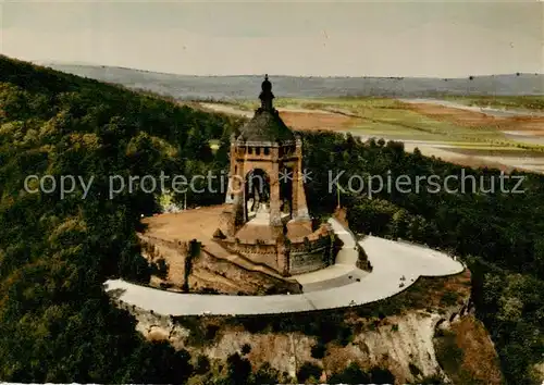 AK / Ansichtskarte Porta_Westfalica Kaiser Wilhelm Denkmal auf dem Wittekindberg  Porta_Westfalica