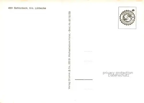 AK / Ansichtskarte Gehlenbeck_Luebbecke_Westfalen Wohnhaus Gehlenbeck_Luebbecke