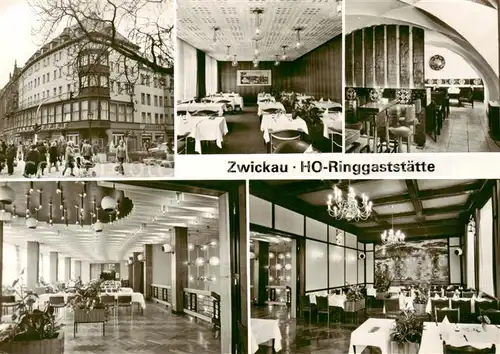 AK / Ansichtskarte Zwickau__Sachsen HO Ringgaststaette Gastraeume Speisesaal 