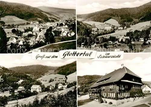 AK / Ansichtskarte Glottertal_Schwarzwald Panorama Schwarzwaldgasthof 