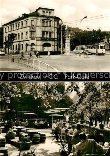 AK / Ansichtskarte Zwickau__Sachsen HO Park Cafe Terrasse 