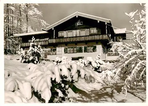 AK / Ansichtskarte Ruhpolding Gaeste Haus Am Westernberg Ruhpolding