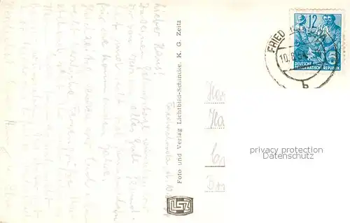 AK / Ansichtskarte Friedrichroda FDGB Erholungsheim Hermann Danz Friedrichroda