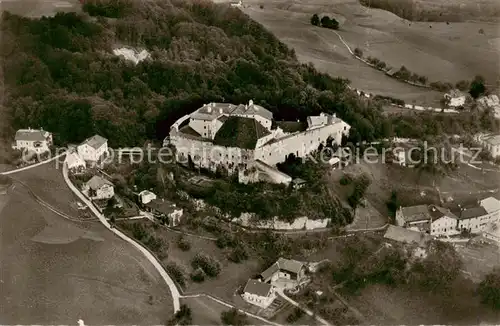 AK / Ansichtskarte Tittmoning_Salzach Burg Fliegeraufnahme Tittmoning Salzach