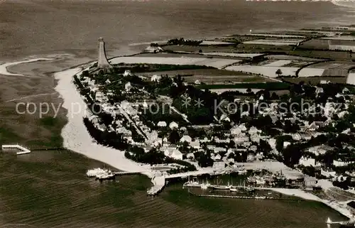 AK / Ansichtskarte Laboe Fliegeraufnahme mit Marine Ehrenmal Laboe