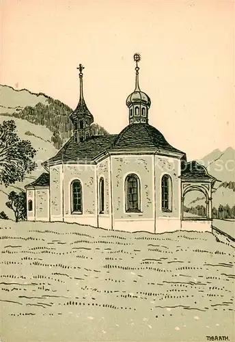 AK / Ansichtskarte Grafenort_OW Chapelle de la Ste Croix 
