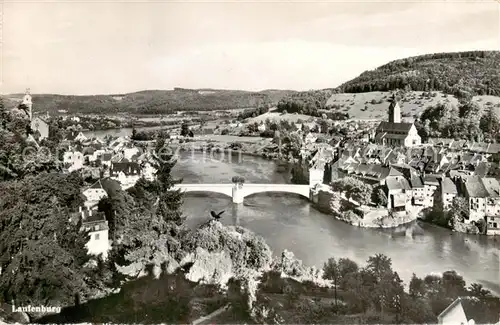 AK / Ansichtskarte Laufenburg_AG Panorama Rheinpartie Laufenburg AG