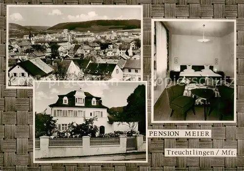 AK / Ansichtskarte Treuchtlingen Panorama Pension Meier Zimmer Treuchtlingen