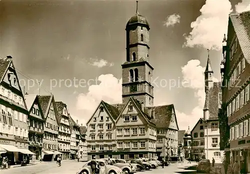 AK / Ansichtskarte Biberach__Riss Marktplatz 