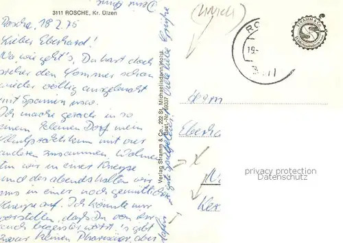 AK / Ansichtskarte Rosche Teilansichten Kirche Rosche