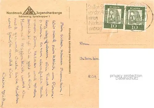 AK / Ansichtskarte Schleswig_Schlei Nordmark Jugendherberge Speisesaal Aufenthaltsraum Schleswig_Schlei