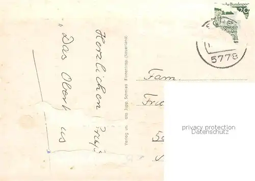 AK / Ansichtskarte Meschede Henne See Panorama Meschede