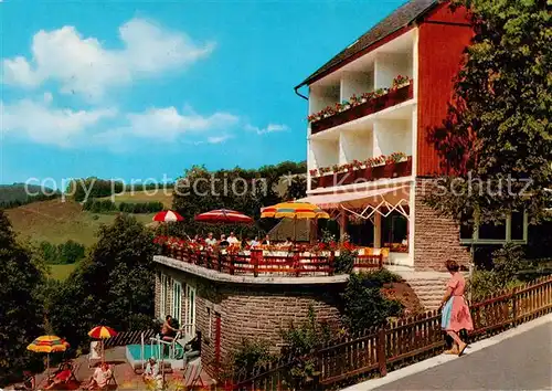 AK / Ansichtskarte Nordenau_Schmallenberg Hotel Gnacke 