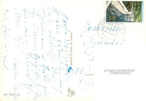 AK / Ansichtskarte Geringswalde Martin Luther Kirche Gondelstation Am Grossteich Geringswalde