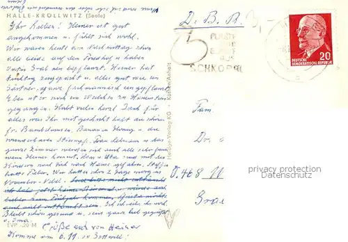 AK / Ansichtskarte Kroellwitz_Halle_Saale Schiffsanlegestelle Kroellwitz_Halle_Saale