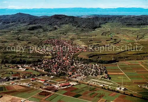 AK / Ansichtskarte Eichstetten_Kaiserstuhl Fliegeraufnahme Eichstetten_Kaiserstuhl