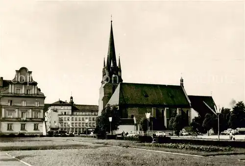 AK / Ansichtskarte Raciborz_Ratibor_PL Kosciol parafialny z KIV wieku wielokrotnie przebudowany 