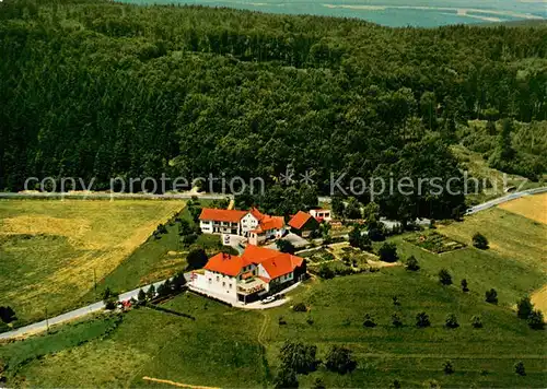 AK / Ansichtskarte Bremhof_Odenwald Gasthaus Pension Stier Fliegeraufnahme Bremhof Odenwald