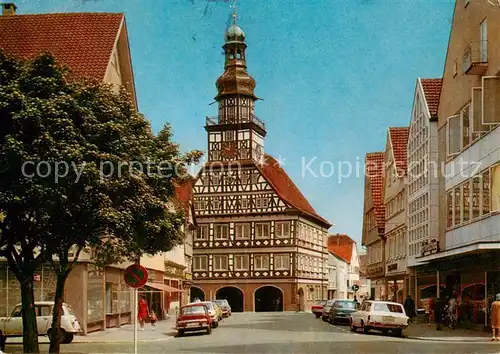 AK / Ansichtskarte Kirchheim_Teck Beim Rathaus Kirchheim Teck