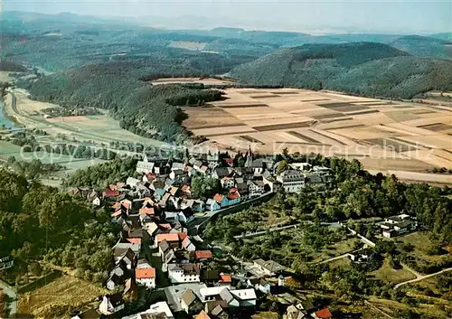 AK / Ansichtskarte Battenberg_Eder Fliegeraufnahme Battenberg Eder