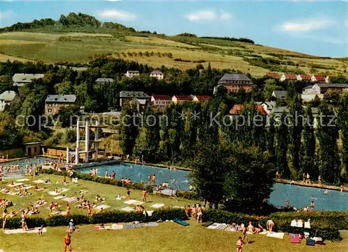 AK / Ansichtskarte Kirn_Nahe Schwimmbad Panorama Kirn_Nahe