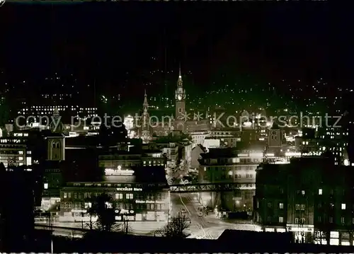 AK / Ansichtskarte Elberfeld_Wuppertal bei Nacht Elberfeld Wuppertal