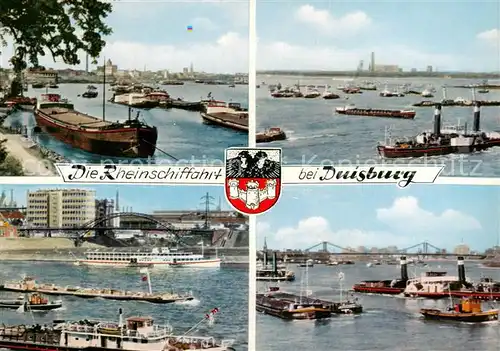AK / Ansichtskarte Duisburg__Ruhr Hafenpartien