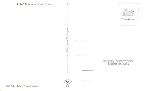 AK / Ansichtskarte Kirn_Nahe Schloss Dhaun Kirn_Nahe