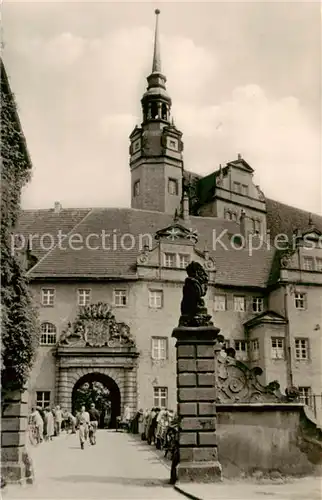 AK / Ansichtskarte Torgau Schloss Hartenfels Eingang Torgau