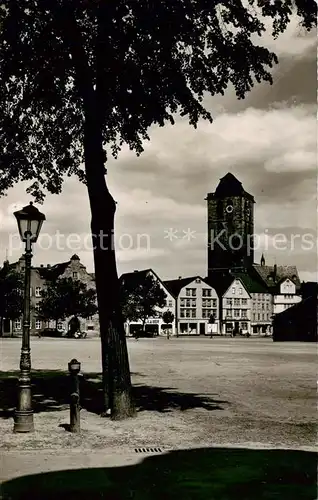 AK / Ansichtskarte Bad_Hersfeld Markt mit Kirche Bad_Hersfeld