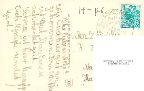 AK / Ansichtskarte Schierke_Harz Jugendherberge Alexander Matrossow Schierke Harz