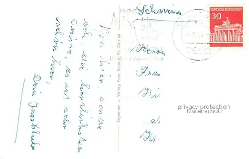 AK / Ansichtskarte St_Blasien Panorama mit Dom St_Blasien