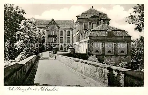 AK / Ansichtskarte Schillingsfuerst Schlosshof Schillingsfuerst