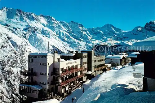 AK / Ansichtskarte Muerren_BE Ebnefluh Mittaghorn Grosshorn Breithorn und Tschingelhorn Muerren_BE