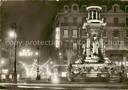 AK / Ansichtskarte Lyon_69_Rhone Place des Jacobins le soir 