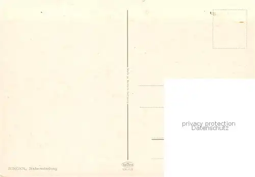 AK / Ansichtskarte Bingen_Rhein Panorama Nahemuendung Bingen Rhein