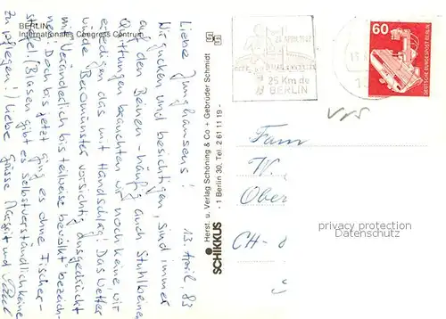 AK / Ansichtskarte Berlin Internationales Congress Centrum Berlin