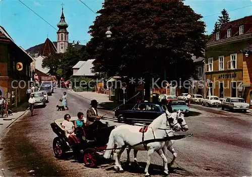 AK / Ansichtskarte Grinzing_Doebling_Wien_AT Kutschenfahrt Himmelstrasse 