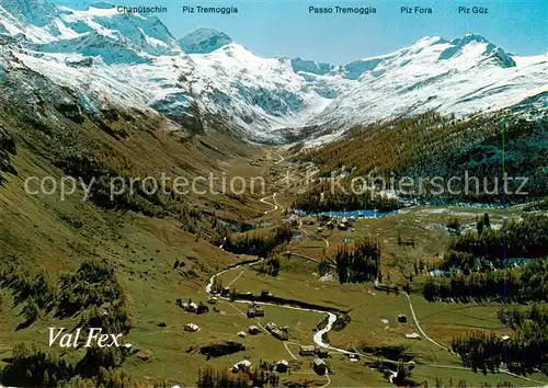 AK / Ansichtskarte Val_Fex_Fextal_Sils_Maria_GR Panorama 