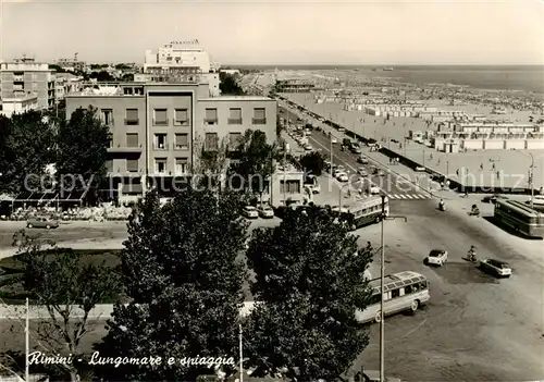 AK / Ansichtskarte Rimini_IT Lungomare e spiaggia 