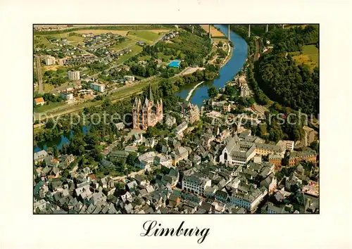 AK / Ansichtskarte Limburg_Lahn Fliegeraufnahme Limburg_Lahn