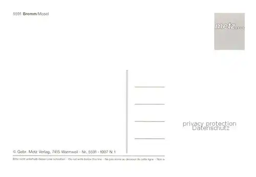 AK / Ansichtskarte Bremm_Mosel Panorama Bremm Mosel