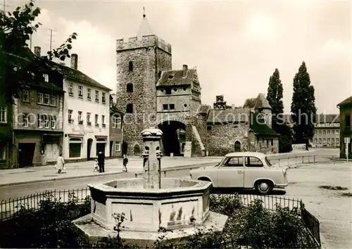 AK / Ansichtskarte  Naumburg__Saale Marientor Brunnen 