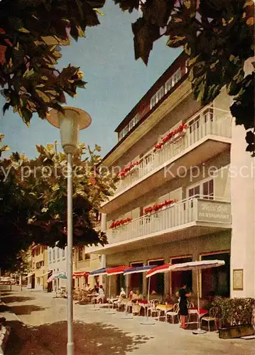 AK / Ansichtskarte  Meersburg_Bodensee Hotel Café zur Muenz an der Seepromenade Meersburg Bodensee